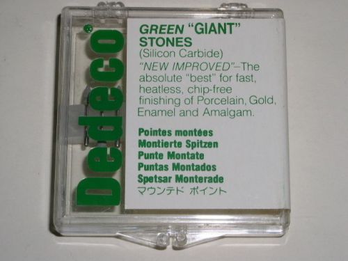 Dedeco Dental Lab Green Giant Stones FG Shank #4402