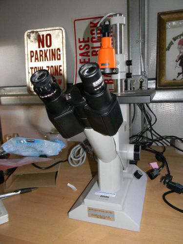 Carl zeiss 471203-9901 inverted microscope, 10x &amp; 20x objectives for sale
