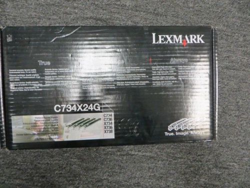 Genuine Lexmark C734X24G Photocunductor 4-pack OEM NIB C734 C736 X734 X736 X738