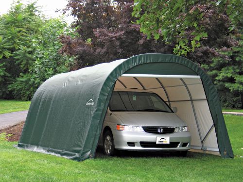 DIY Canvas Portable Garages and Shelters- Car, Auto Temporary Boat Port 12x28x8