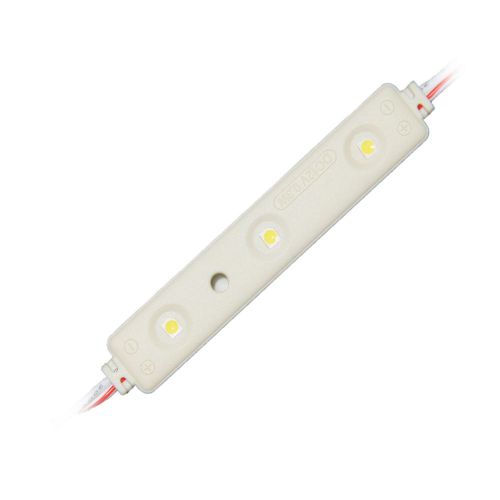 Smd 3528 waterproof led module (3 leds white light  0.3w  l74 x w12.4mm 100pcs) for sale