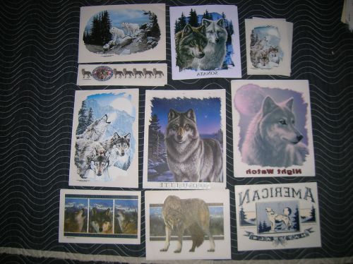 LOT #1 heat transfers ( 29 total) WOLVES