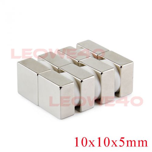 1/5/10x n50 10x10x5mm strong magnet  rare earth neodymium n719 from london for sale