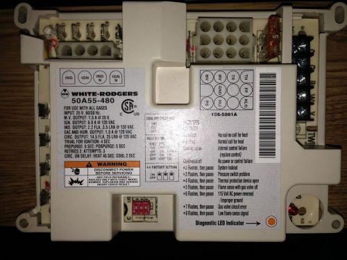 White Rodgers 50A55-480 Furnace Control Board
