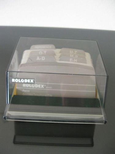 Rolodex s3000 covered petite address/telephone file with indexes, card, referenc for sale