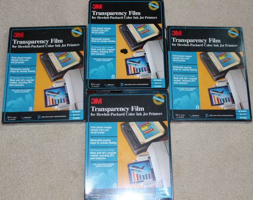NEW 3M Hewlett Packard Transparency Film 3 Unopend Packages (150) + 29 More 179