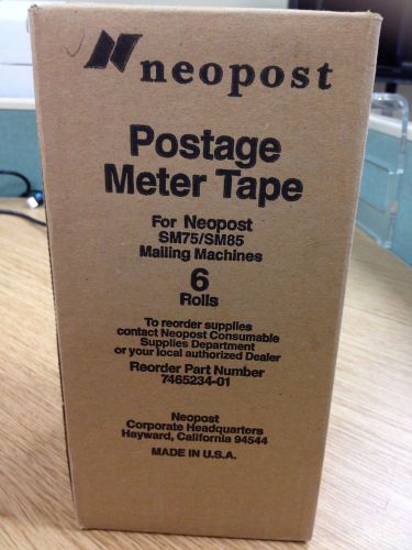 NEOPOST SM75/SM85 METER TAPES 7465234-01 Box 6 (4)
