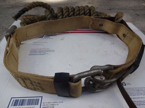 Vintage bethlehem steel quick release tool belt iron worker msa for sale