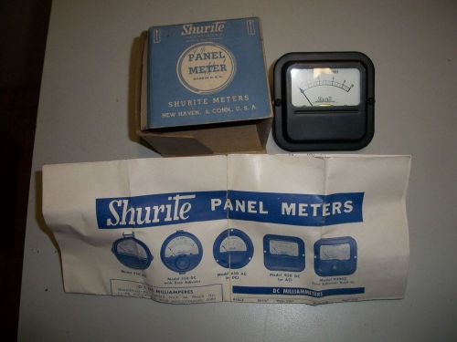 Shurite panel meter-C. 1956- From model boat?