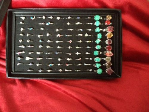 100 Rings with Display Case