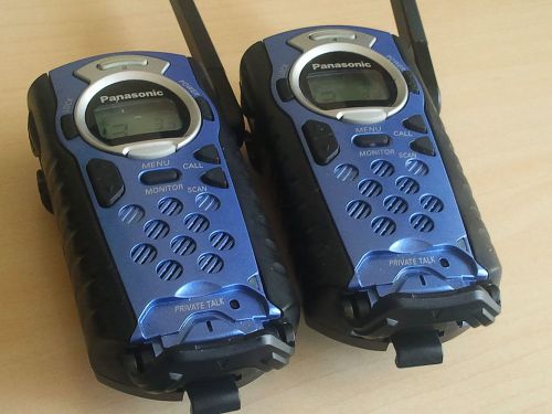 Panasonic palm-link kx-tr320f 14-channel 2-way frs radio (two-pack) for sale
