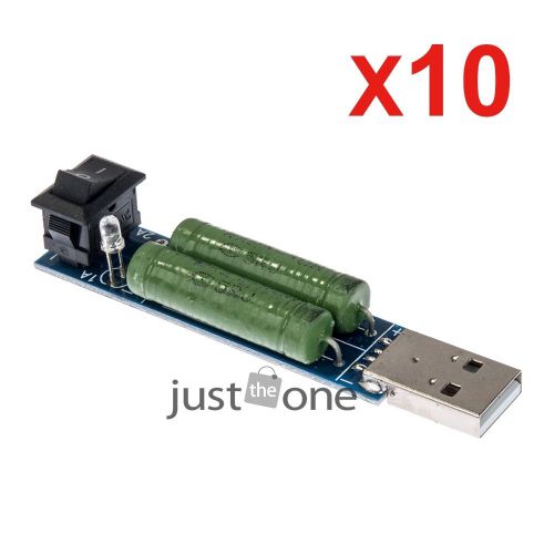 10pcs USB Load ResistancePower Resistors Mobile Power Aging resistor module1A 2A