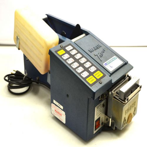 Marsh electra auto programmable gummed tape dispenser repeat heated for sale