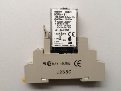 OMRON INDUSTRIAL AUTOMATION - H3RN-11 24VAC - TIMER, MULTIFUNCTION, with Base
