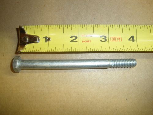 5/16-18 x 4&#034; long  hex head cap screw bolts zinc (50) pcs. grade 2   5/16&#034; for sale