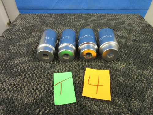 4 proto professional industrial deep well socket tool 1/2 drive steel new for sale