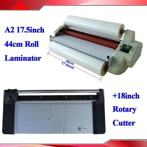 17.5inch Roll Laminator Kit Large A2 double side 4 Rolls Film 18inch Rotary