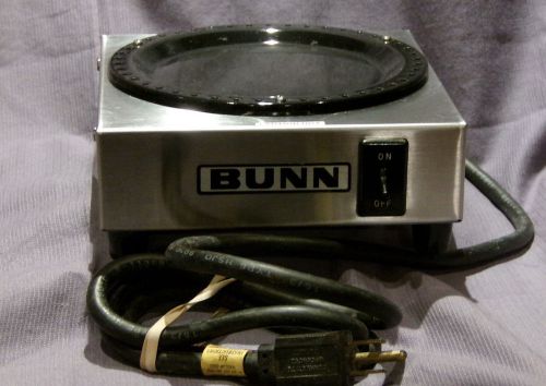 BUNN WX1 Single Coffee Pot Carafe Warmer Stainless Steel 120-Volt