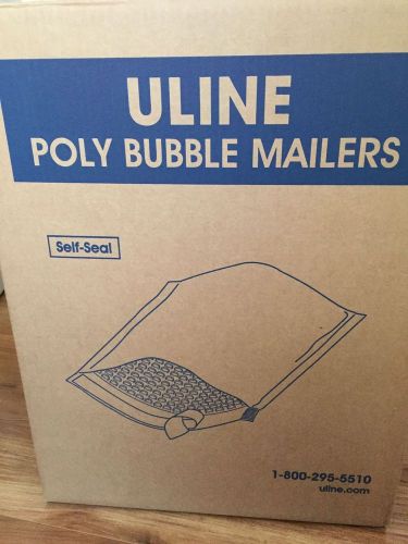 Uline Poly Bubble Mailers Packing Envelopes (100ct)