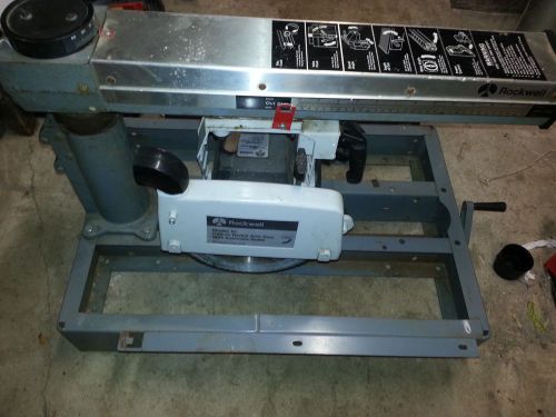 Radial arm saw 10&#034; rockwell table top nice shape must see for sale