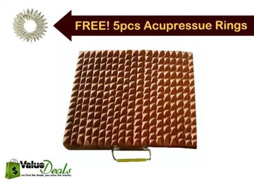 New acupressure wooden mat yoga acupuncture therapy - foot massage pain relief for sale