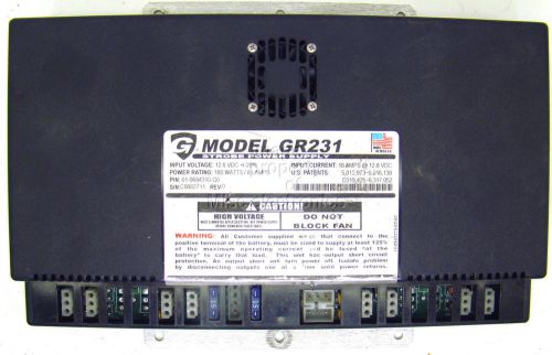 Galls GR231 Police/Fire Strobe Power Supply 8 head 180w 180 Watt