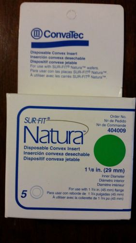 Convatec SUR-FIT Natura Disposable Convex Insert Ref 404009 1 1/8 Box of 5