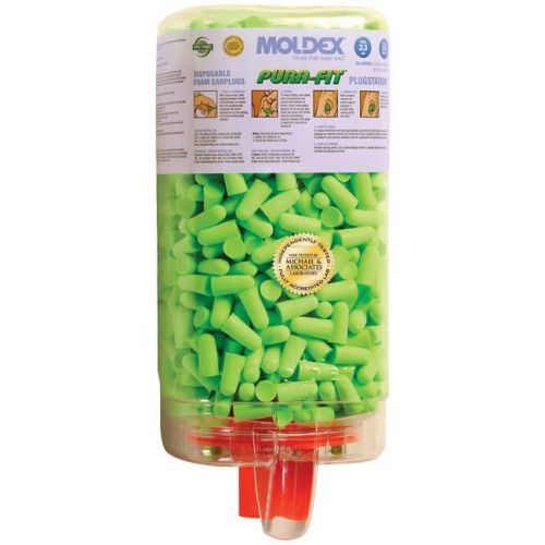 Moldex 6845 pura-fit 500 pairs per dispenser foam ear plugs for sale