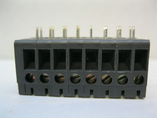 Lot of 100 Weco 180-A-111/08 Terminal Block 8 Screw 300 V 15 A 26-12 AWG New