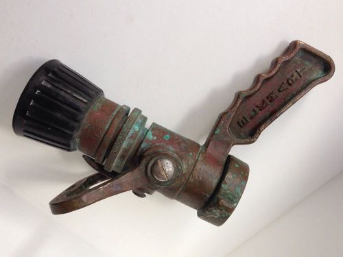 Elkhart Nozzle SFL-GN-125 Used With 1-1/2&#034; Fire Hose