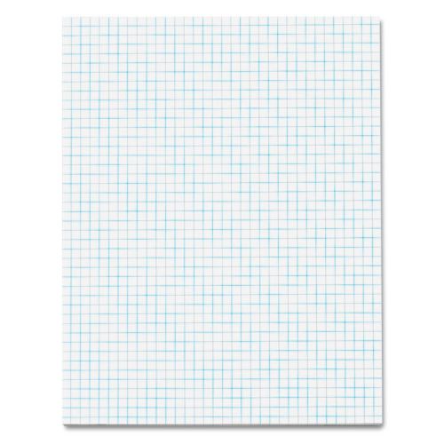 Quadrille Pads, 4 Squares/inc, 8-1/2 x 11, White, 50 Sheets