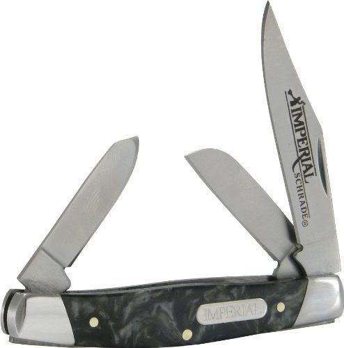 Schrade IMP17S Imperial Stainless Steel 3 Blade Pocket Knife IMP17S IMPERIAL