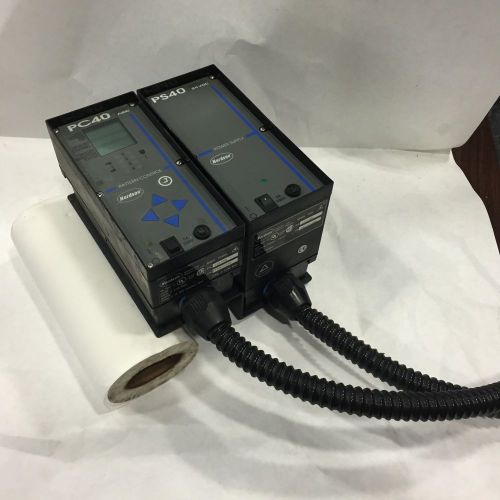 NORDSON PC40 ASIC PATTERN CONTROL MOUNTED WITH PS40 24VDC POWER SUPPLY