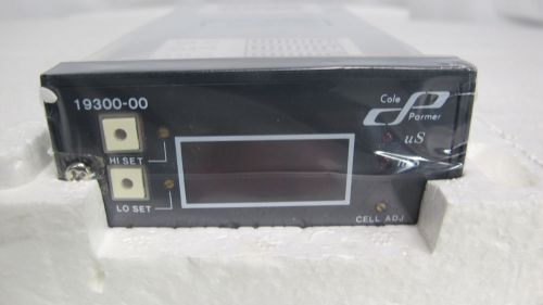 COLE PARMER 19300-00 3 CONDUCTIVITY CONTROLLER *NEW*