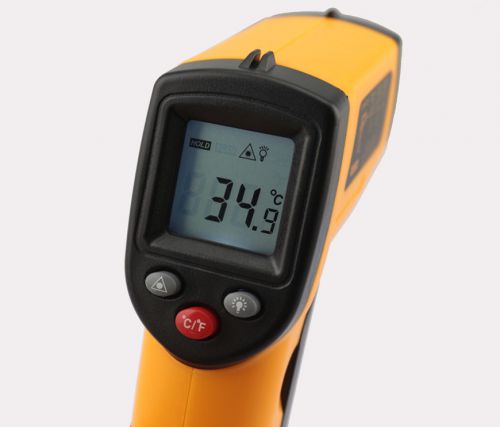 Precise non-contact ir thermometer gun infrared laser point lcd -50~330°c gm320 for sale