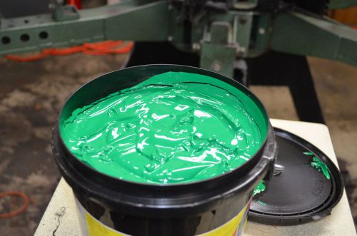 Union screen printing ink ultrasoft tahiti green 1 Gallon