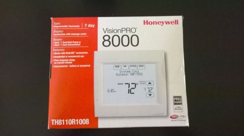 Honeywell th8110r1008 vision pro 8000 programmable thermostat with redlink 1h/1c for sale