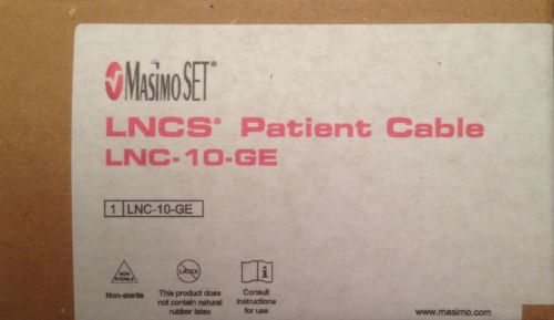 Masimo SET LNCS Patient Cable LNC-10-GE REF-2016