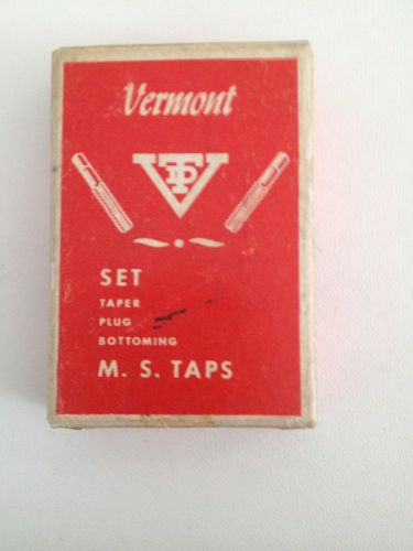 Vermont taps boxed tap set 10-32  no#  2120 for sale