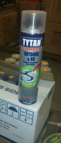 12 cans Tytan Professional outdoor &amp; RV expanding polyurethane foam sealant NEW
