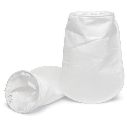 (10) bag filters size-2; water treatment polypropylene filter bags 7&#034;dia x 32&#034;h for sale