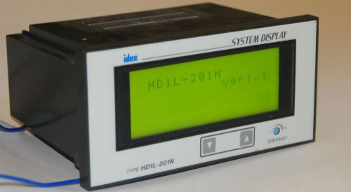 Idec HD1L-201N  System Display