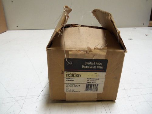 GENERAL ELECTRIC CR324E310FX OVERLOAD RELAY BLOCK *NEW IN BOX*