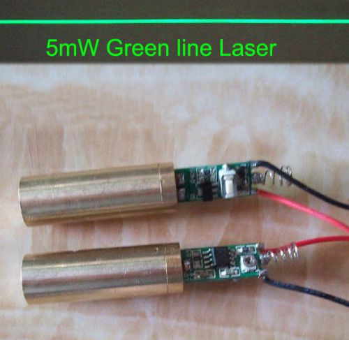 5PCS 3V 5mW 532nm Green Line Laser Semiconductor Module Light for Marking Line