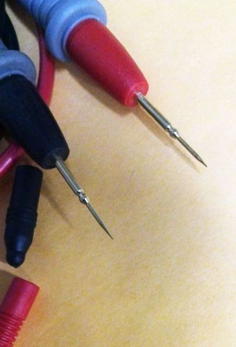 1set PCB SMT IC SMD Needle Test Probes Cables for 4mm Banana Plug Multimeter Pen