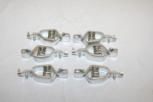 Mueller Lot of 6 #25 Alligator Automotive Clip Steel 40-Amp Made in USA