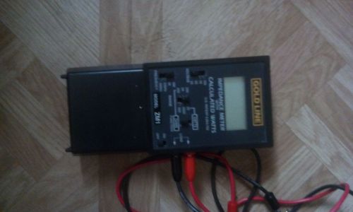 Gold-Line ZM1 Impedance Meter with Calculated Watts