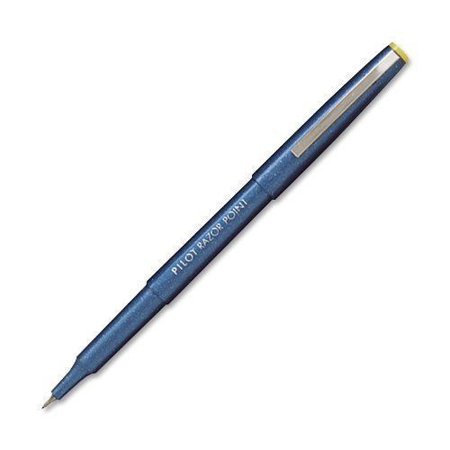 NEW Pilot Razor Point Marker Stick Pens, Extra Fine Point, Blue Ink, Dozen Box