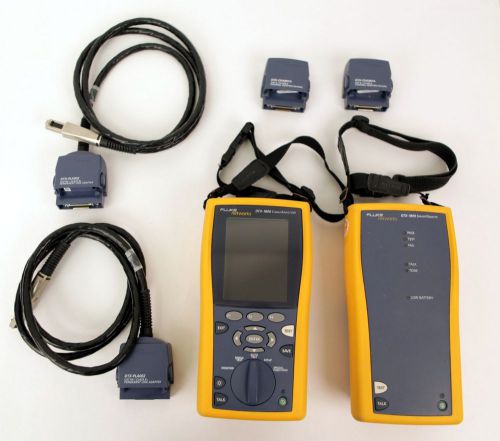 Fluke Networks DTX-1800 Cable Analyzer Complete with SFM2 MFM Fiber Modules