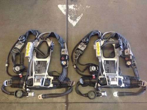 Scott 2.2 ap50 air pack scba harness 2216psi nice preowned firefighter air paks for sale